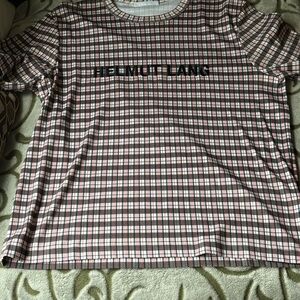 Helmut Lang Plaid T-Shirt